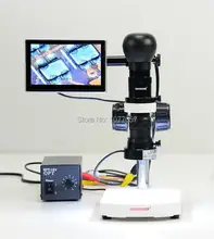 Best Sale SmartPhone Watch Repair 30X 100X LCD AV Zoom video Microscope lens Stand AV camera