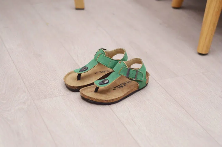 Boys Sandals Mom Baby Shoes Casual Girls Sandals Kids Clogs Flip Flops Sandalia Infantil Kids Summer Shoes Cork Sandalias 22-39