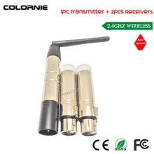 DHL обновления 3 шт./лот DMX512 Беспроводной Освещение контроллер приемник/передатчик 2.4 г