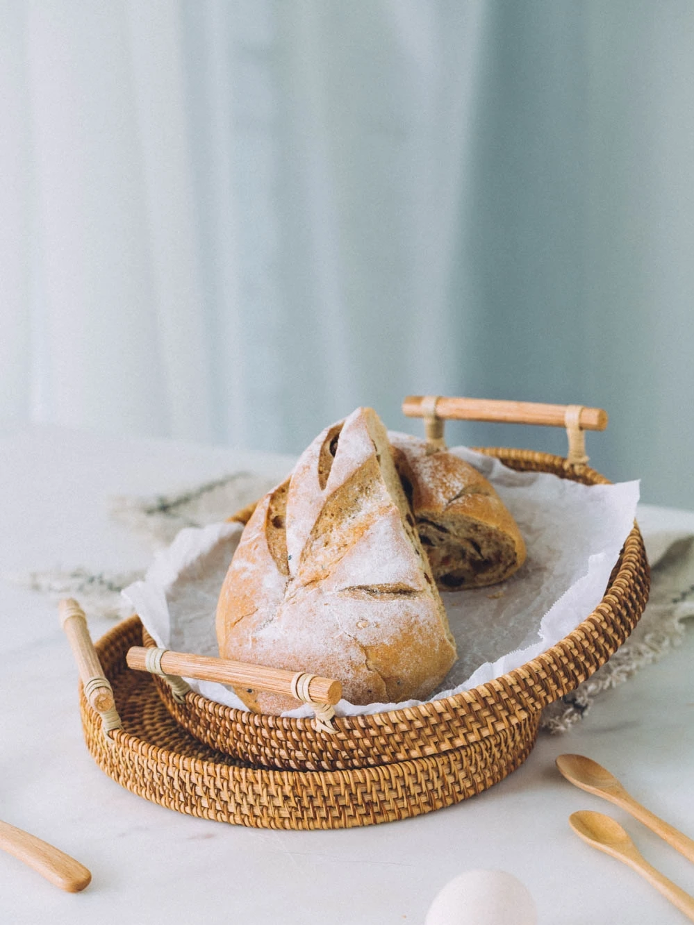 

Rattan Storage Basket Handmade Rattan Storage Basket Bread Basket Tray