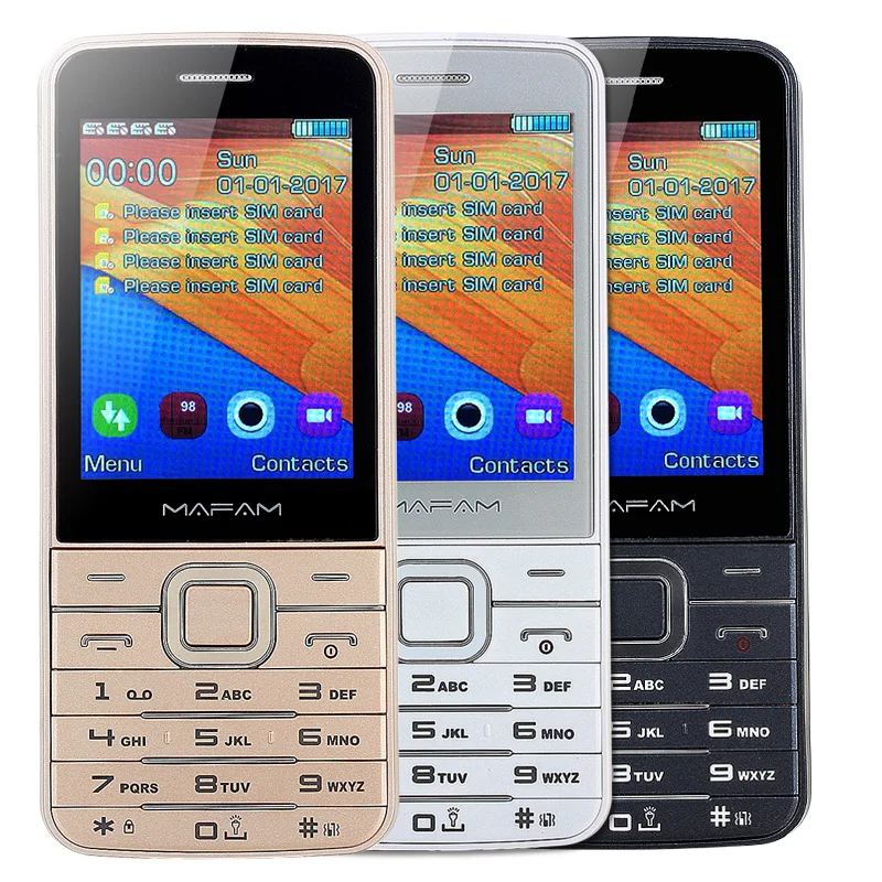 

CHAOAI M11 NEW 4 Sims Card 4 Standby Russian Languages Cell Phone Loudspeaker Big Font V9500 Keyboard Mobile Phone