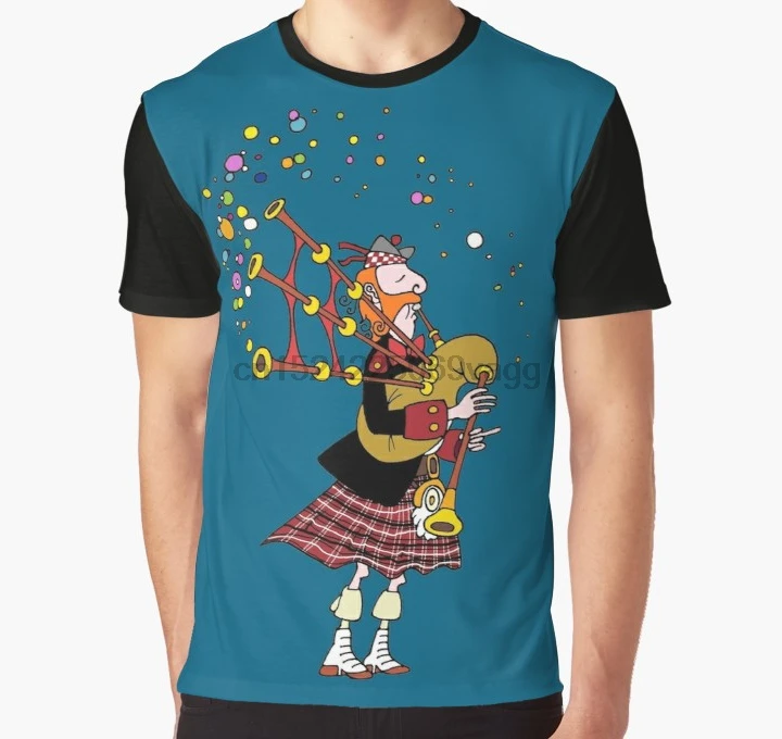 

All Over Print 3D Men Funny tshirt Women t shirt Bagpiper Graphic T-Shirt