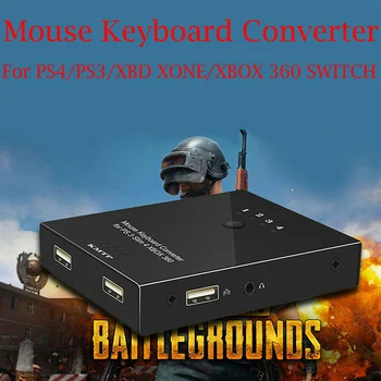 

Larryjoe Mouse Keyboard Converter Adapter for PS4/PS4 PRO/PS4 Slim/ PS3/PS3 Slim/ XBOXONE/ XBOX 360/ Switch Compatible all Games