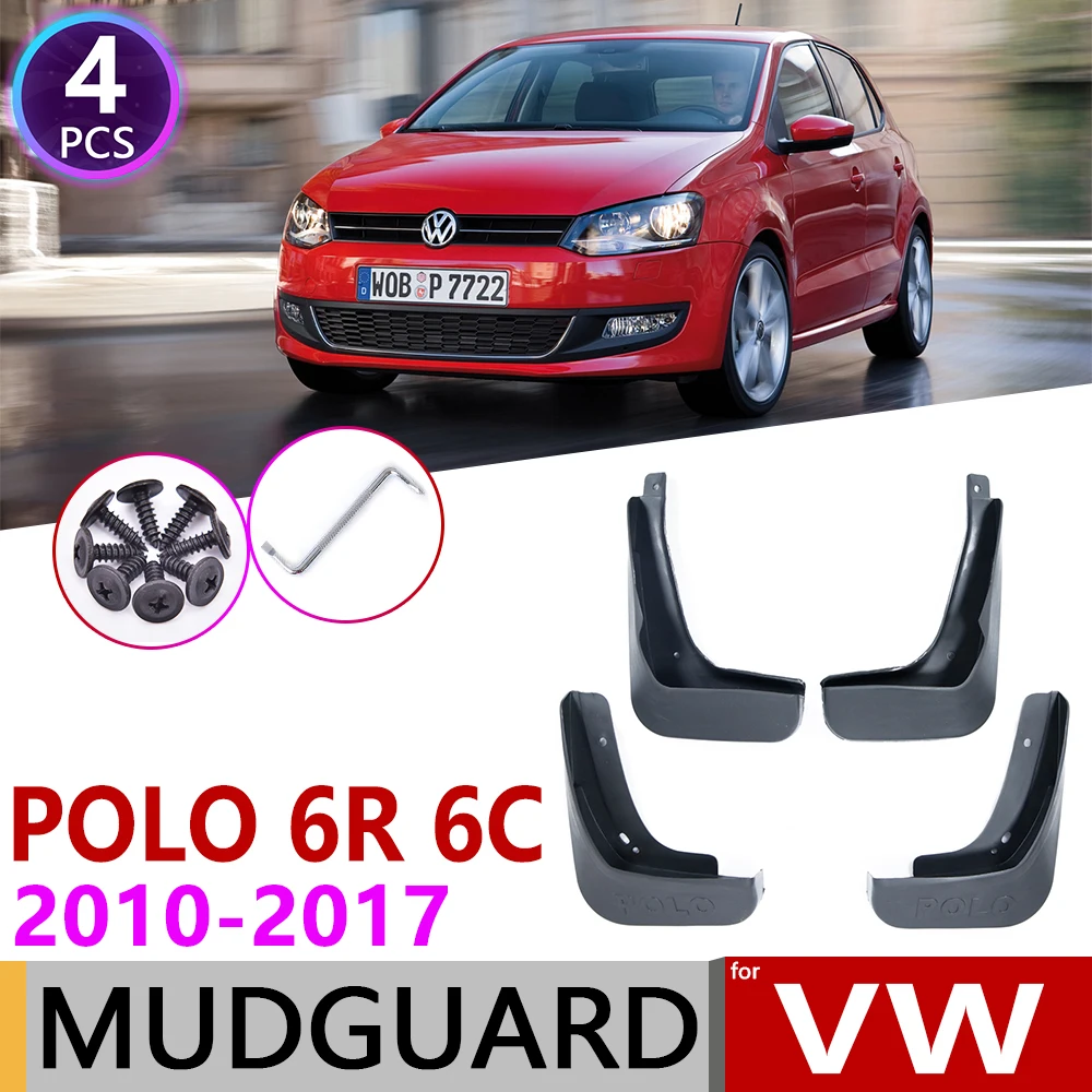 

for Volkswagen VW Polo 6R 6C 2010~2017 Mudguard Fender Splash Flap Mud Guard Mudflap Accessories 2011 2012 2013 2014 2015 2016