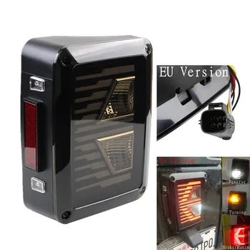 

Smoke Lens Red LED Tail Light Assembly Gen 7 Series LED Taillights Reverse Runing Brake turning For Jeep Wrangler JK JKU 07-15