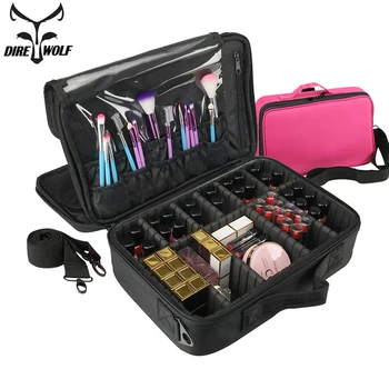 

New Fashion Cosmetic Bag Travel Makeup Organizer Cosmetics Pouch Bags High Quality Make Up Bags Professional Cosmetic Makeup Bag