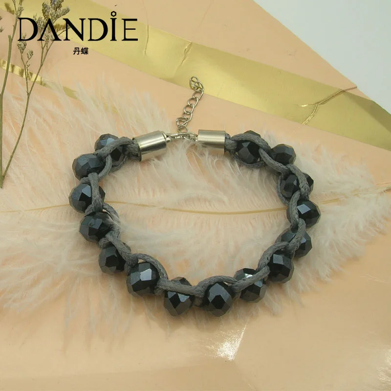Dandie Fashionable Glass Bead Bracelet Braid Handmade Bangle Unisex Jewelry | Украшения и аксессуары