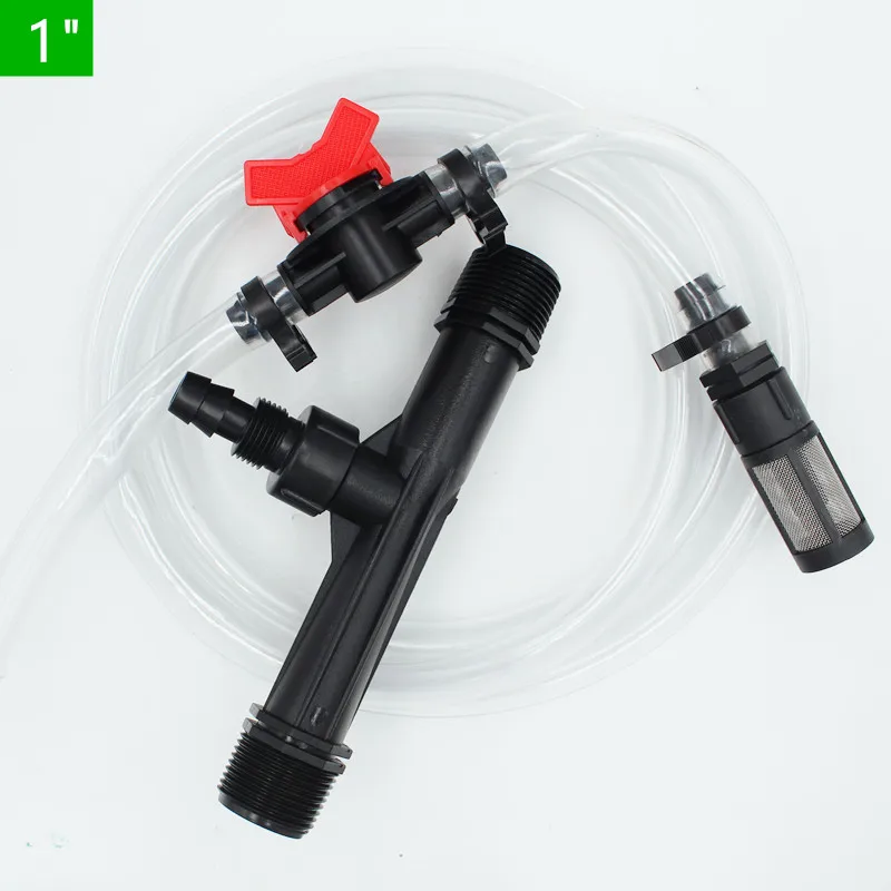 

1inch Venturi Fertilizer Mixer Injector Kit Inject Soluble or Liquid Fertilizer In Greenhouse Landscape Watering System J108