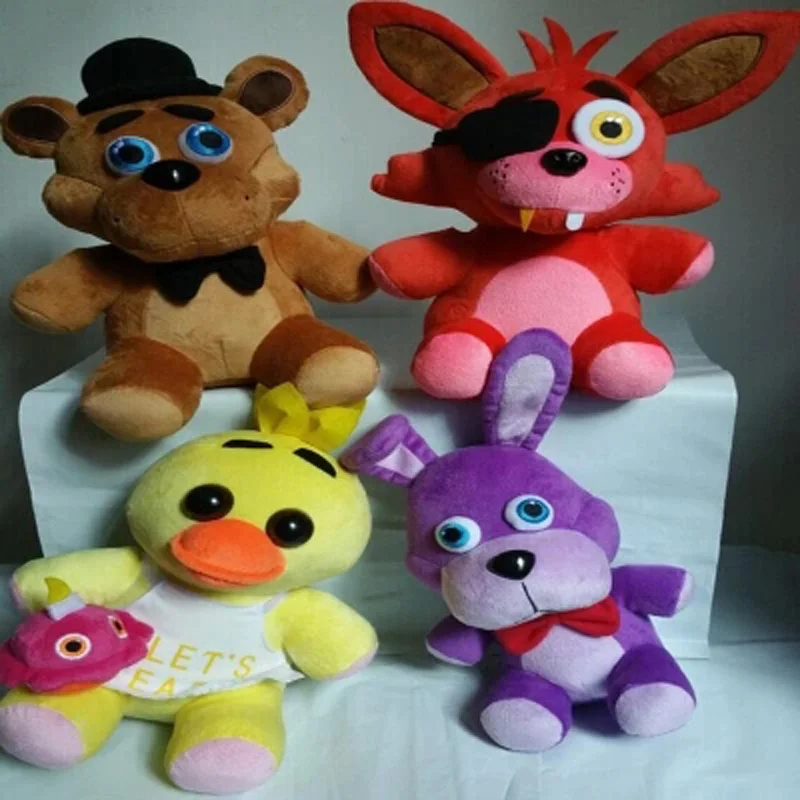1 шт. 25 см пять ночей у Фредди FNAF лисица Бонни и Чика детские игрушки животные