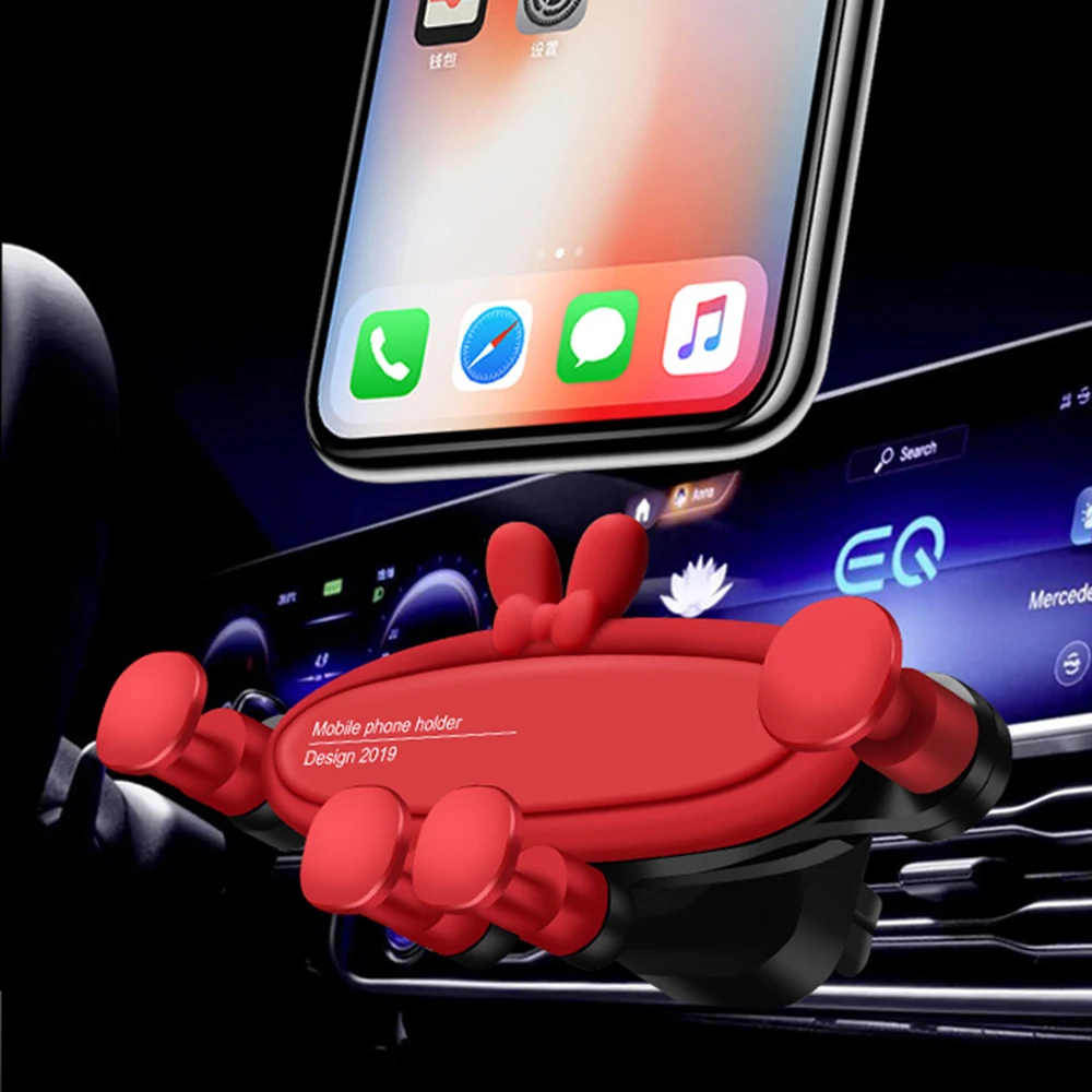 

Gravity Car Bracket New Word Automatic Air Outlet Induction Car Navigation Support Mobile Phone Bracket
