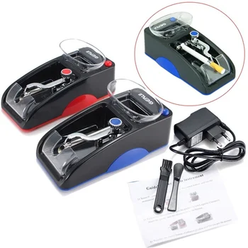 

Drop Shipping ! 1 piece Easy Automatic Electric Cigarette Rolling Machine Tobacco Injector Maker Roller Electronic Power