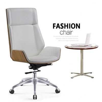 Офисное кресло модное с высокой спинкой домашнее компьютерное кресло вращающееся кресло для конференций - Цвет: white