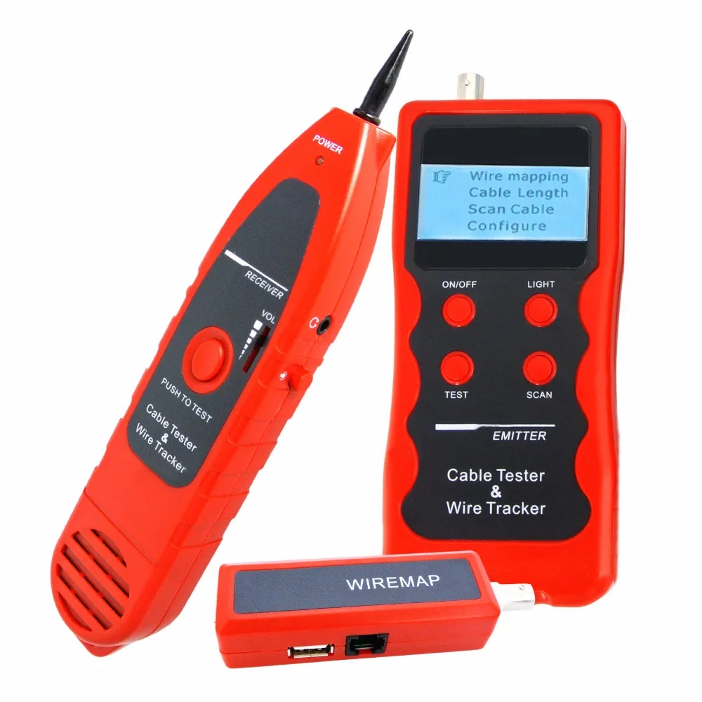 Cable Wire Tracker Auto Power Off Self checking Function Network LAN