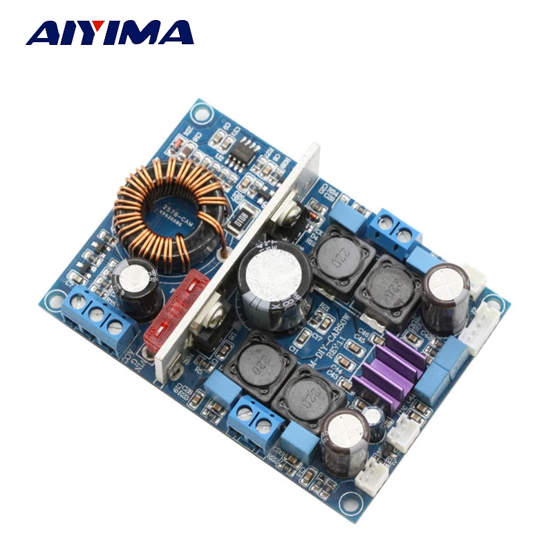 DC 12V 50W * 2 TPA3116 D2 двухканальный цифровой усилитель мощности аудио плата для