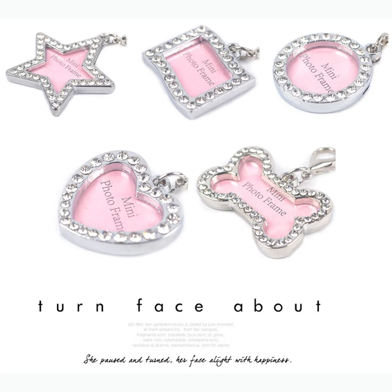 

1pc New Pet Tag Set Dog Shaped Name Card Bone Lost Dog ID Address Name Label Tag Pet Dog Pendant Stainless