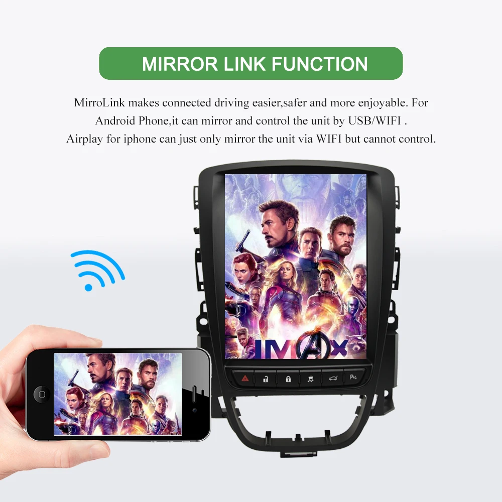 Cheap Bonroad Android 6.0 Car Multimedia Player  For Opel Vauxhall Holden ASTRA J 2010 -2013 Radio Player Navigation Audio Player 12