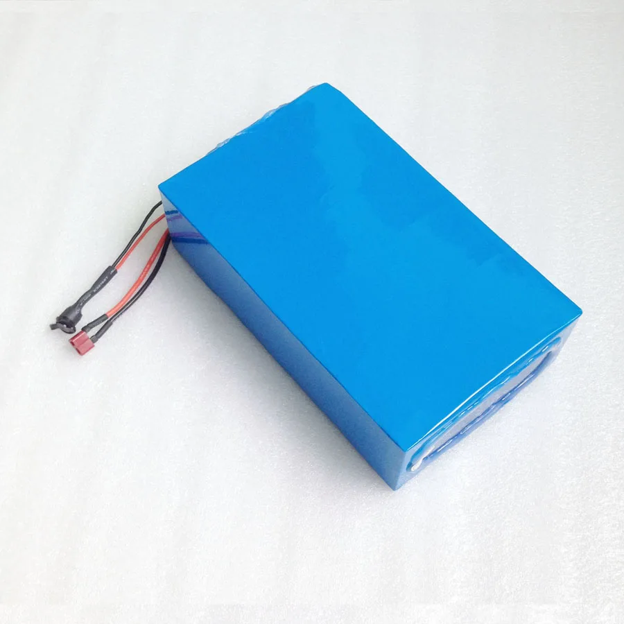 Clearance Great 48V 24AH 1000w Rechargeable Electric Bicycle Battery Li-ion Battery with PVC case charger and BMS for Sanyo 3400mah cells 4