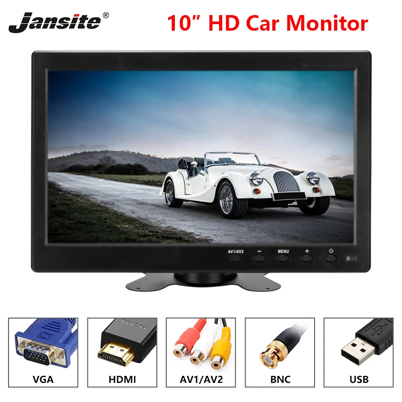 

Jansite 10" Car Monitors IPS camera Car Rear View monitor Parking Rearview System with Backup cameras wide range of applications