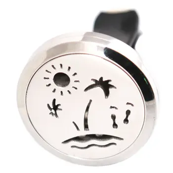 

10pcs Travel Beach 30mm Diffuser 316 Stainless Steel Car Aroma Locket Essential Oil Car Diffuser Locket Free 50Pcs Felt Pads