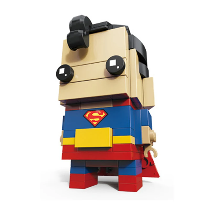 Brickheadz Dragon Ball Z супергерой Железный человек Marvel Супер Герои Бэтмен Фигурки строительные блоки кирпичи головы игрушки - Цвет: Style 19