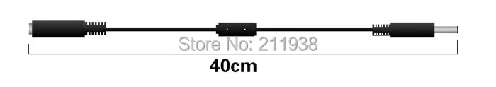 1 Женский до 2 Мужской 5,5*2,1 мм DC разветвитель питания кабель для камеры видеонаблюдения и светодиодные полосы света