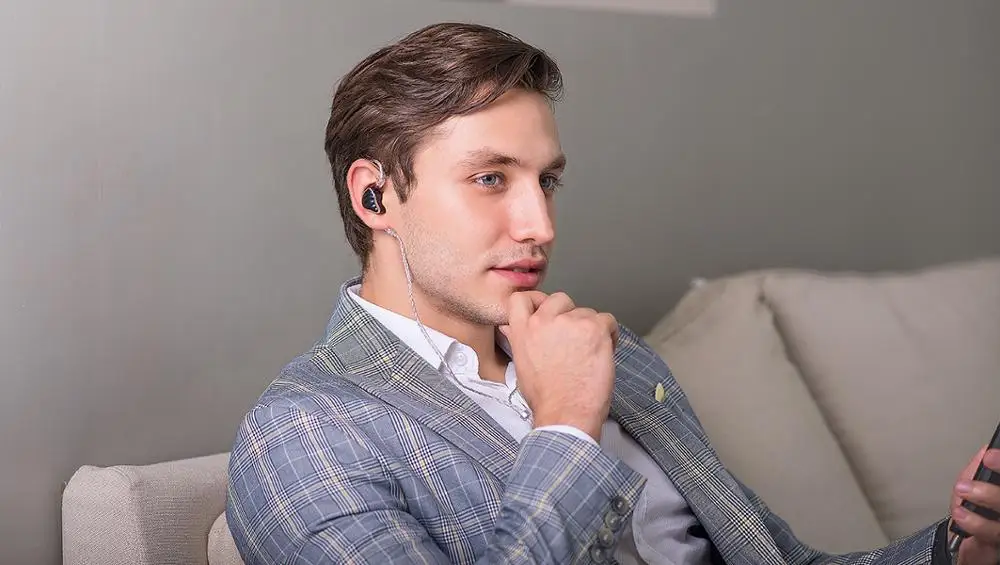 Флагманские Hi Fi наушники FIIO FH7 5 гибридных драйверов (4 Knowles BA + 13 6 мм динамик) IEM