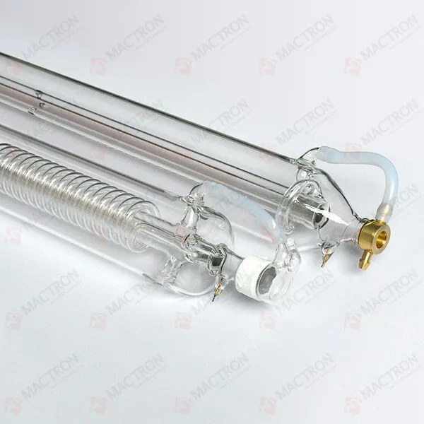 Nonmetal Water Cool Head , 1850mm Length 150w CO2 Laser Tubes For Co2 Laser Machine