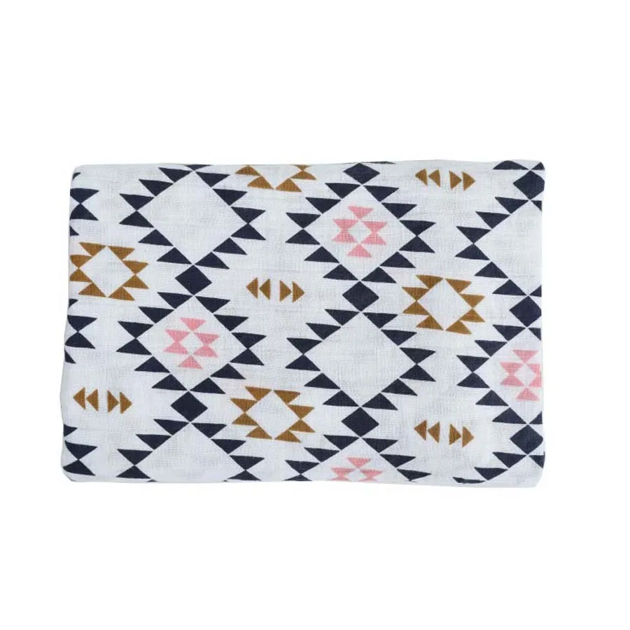 PKGeometric 120*120 см детское банное полотенце с животным принтом, Детские душевые салфетки для купания, для кормления, для лица, мочалка, салфетка для протирания, тонкое одеяло для младенцев - Цвет: PKGeometric