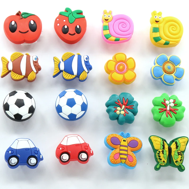 6pcs Kids Drawer Knobs Baby Boys Children Cabinet Silicon Knob