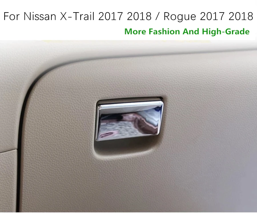 ABS Copilot коробка для хранения перчаток ручка украшения блестки крышка отделка для Nissan X-Trail T32 X Trail /Rogue