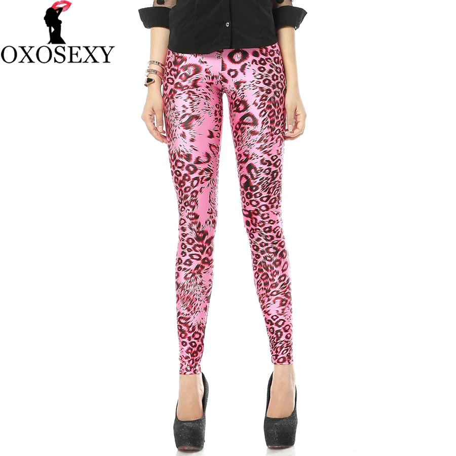 

New elastic high waist leggings fitness rose leopard Sexy Legins Slim Leggins Printed Women Leggings Women Pants sporting 126