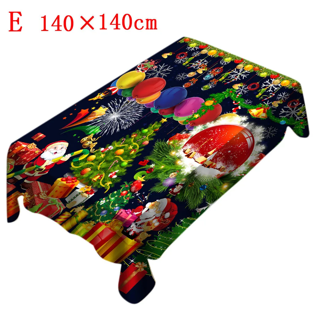 140X140cm Модная Скатерть с принтом, прямоугольная Скатерть для стола, праздничная вечеринка, домашний декор, Nappe Mantel A Prueba De Aceite Del Hogar, Скатерть - Цвет: 140X140cm