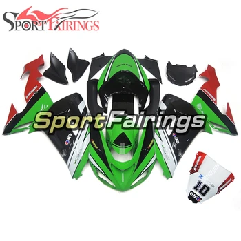 

Fairings for ZX10R 06 07 2006 2007 Kawasaki Motorcycle Cowlings ABS Plastic Injection Panels Body Frame Fittings Green Black New