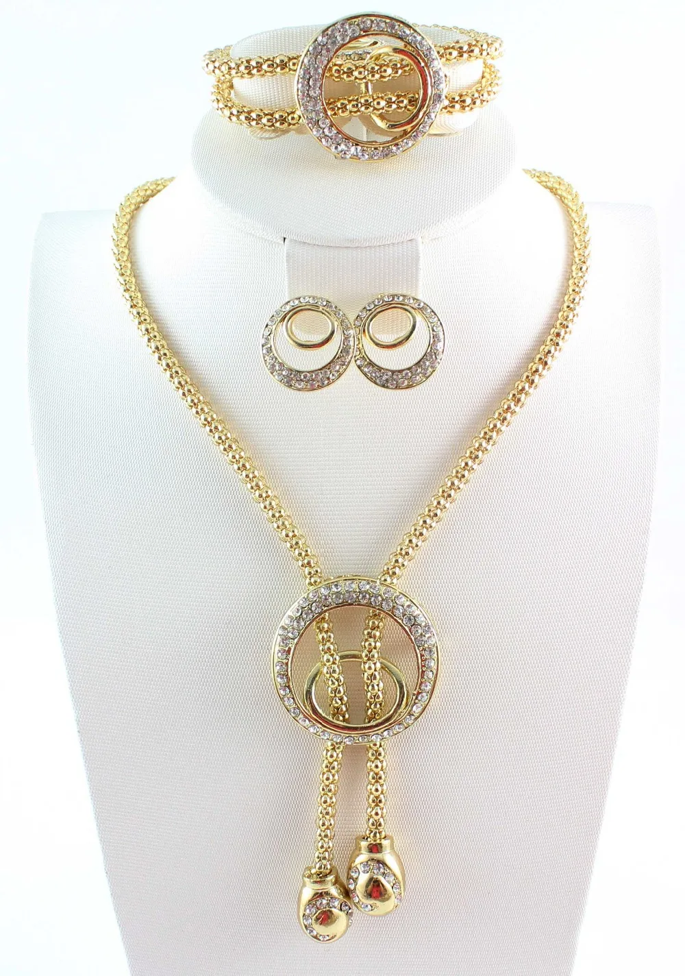 Free Shipping Dubai African Gold Color Costume Jewelry