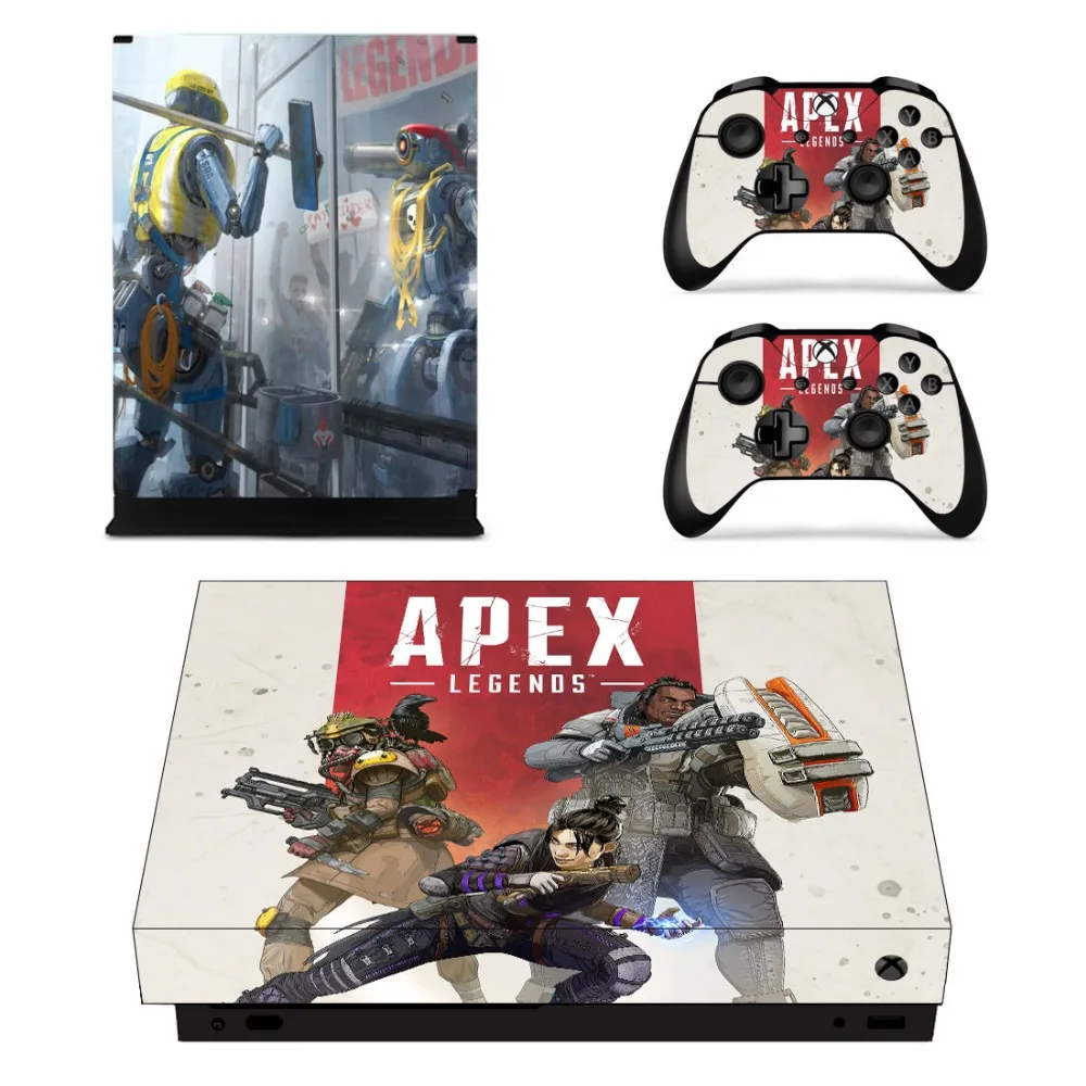 Apex Legends Полный лицевой панели кожи консоли и наклейка на контроллер для Xbox One X консоли+ контроллер кожи