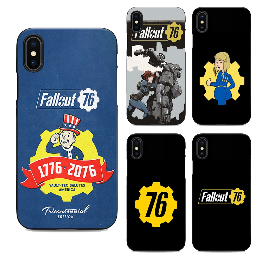 Fallout 7 6 s oft силиконовый черный чехол для телефона iPhone XS XR Max 8 plus 5 5S 6s se Apple X 10 лучший