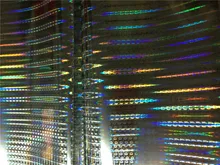10000pcs Free shipping custom made 3D hologram sticker hot stamping holographic film brand mark labels laserable seal sticker