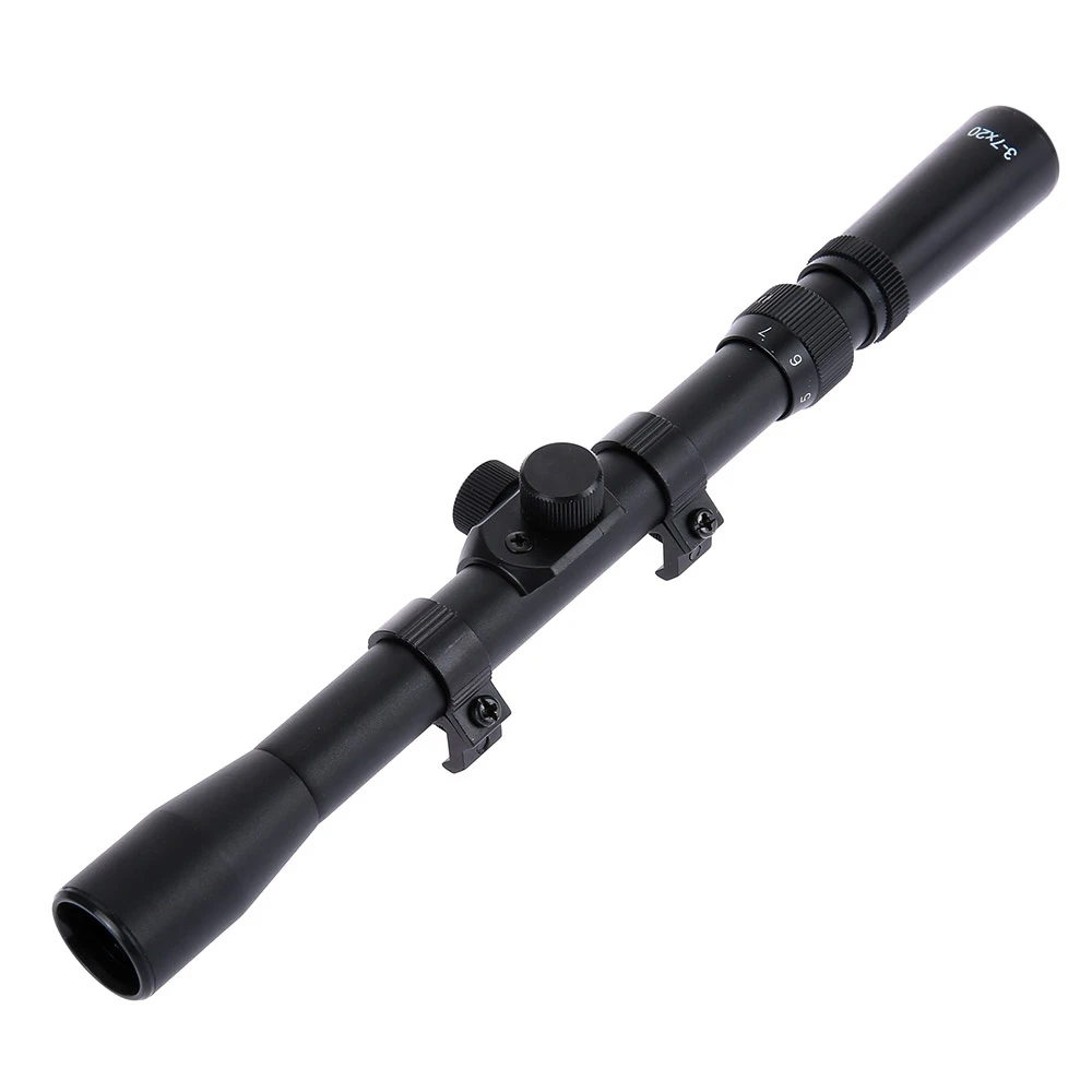 3 7 x 20 Outdoor Hunting Telescopic Sniper Scope Sight