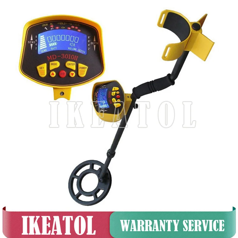 

MD3010II Metal Detector for Treasure Hunt Long Range Gold Silver Diamond Finder Underground Depth Mining Detection MD-3010II