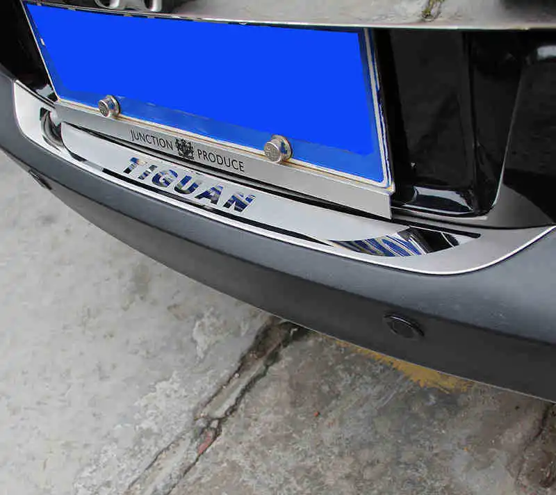 Trunk-Scuff-Plate-For-Volkswagen-VW-Tiguan-2009-2010-2011-2012-Rear-Bumper-Protector-Rear-guard