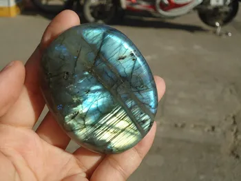 

125g Natural Labradorite Crystal Rough Polished From Madagascar LA1012