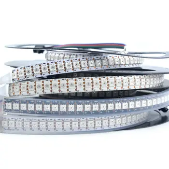 

[Seven Neon]Free shipping 5m APA102 Smart led strip,Black/White PCB,30/36/60/144leds/pixels/m,IP20/65/67 DC5V Pixels Addressable