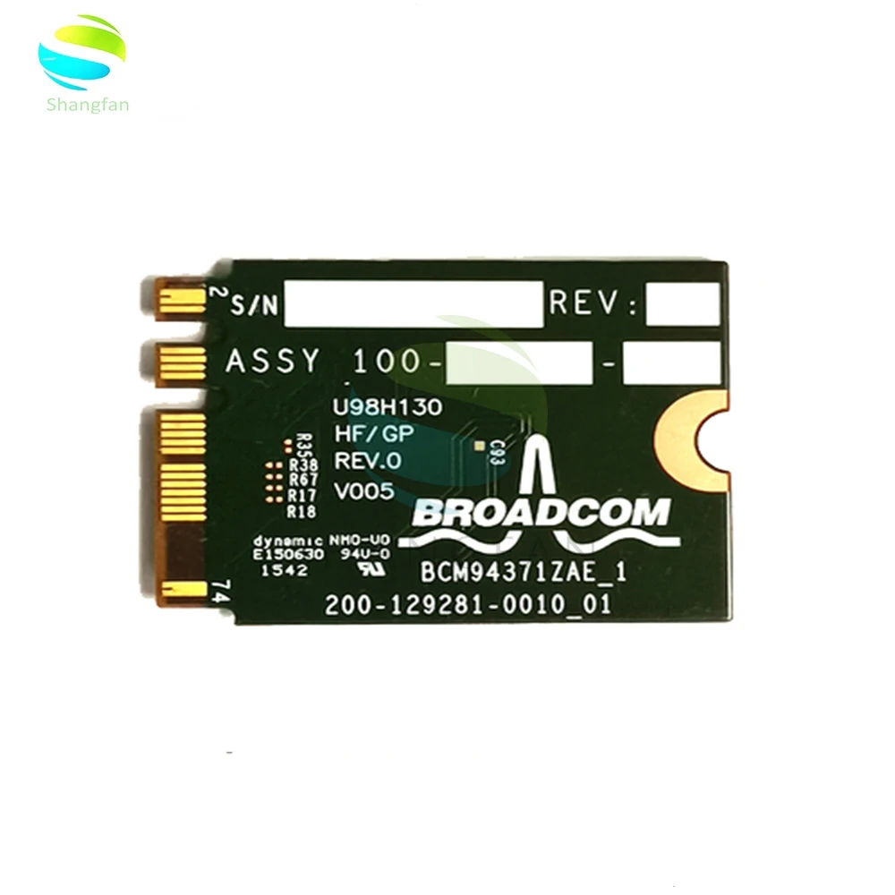 Сетевая карта адаптер Broadcom BCM94371ZAE BCM94371 BCM4371 802 11 AC NGFF M2 867 Мбит/с Wi Fi и Bluetooth 4 1 Combo SPS