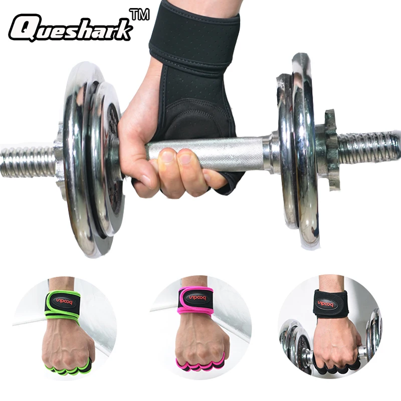 Wrist Wrap Straps Support Weightlifting Dumbbells Gloves Pull Up Hand