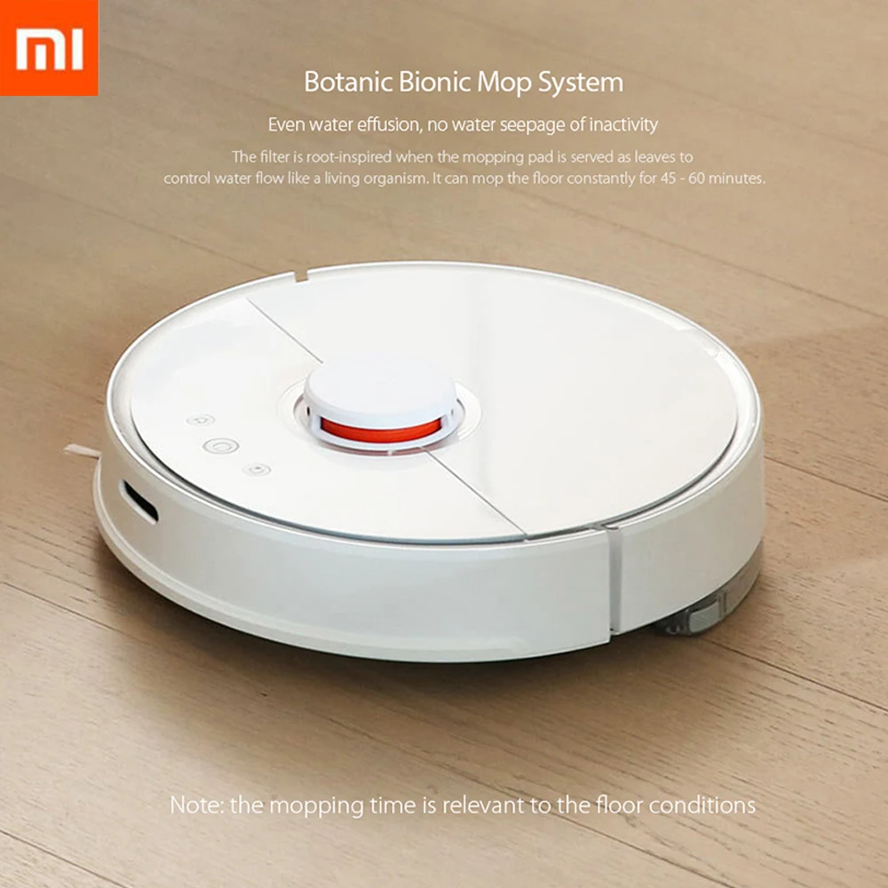 

Global Version Xiaomi Roborock S50 Smart Cleaner Mi Robot Intelligent Sensor LDS Route Planning Mijia APP Remote Control 2000Pa