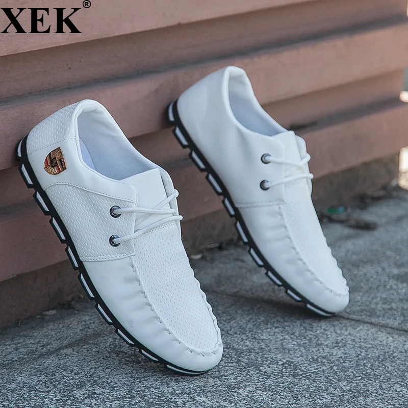 XEK 2018 New Brand Fashion Casual Sneakers For Men Soft Moccasins Men Loafers Leather Shoes Men Flats Gommino Driving Shoes JH97 XEK 2018 New Brand Fashion Casual Sneakers For Men Soft Moccasins Men Loafers Leather Shoes Men Flats Gommino Driving Shoes JH97