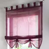 Pastoral Roman Short Curtain Sheer Window Kitchen Blinds For Living Room Bedroom 3 color,3 sizes,1Panel DL001C ► Photo 2/6