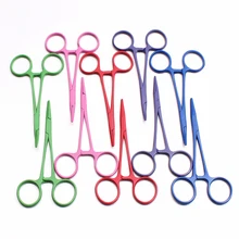 " 13 см Многофункциональный Нержавеющая сталь пинцет-плоскогубцы домашних животных кровоостанавливающий инструмент прочный гемостаза помощи Точность Пинцет