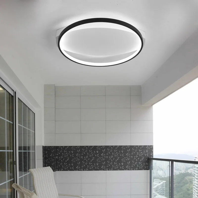 Us 66 6 26 Off Modern Ceiling Lights Led Lamp For Bedroom Study Room Kitchen White Black Surface Mounted Home Deco Ceiling Lamp Ac85 265v In Ceiling