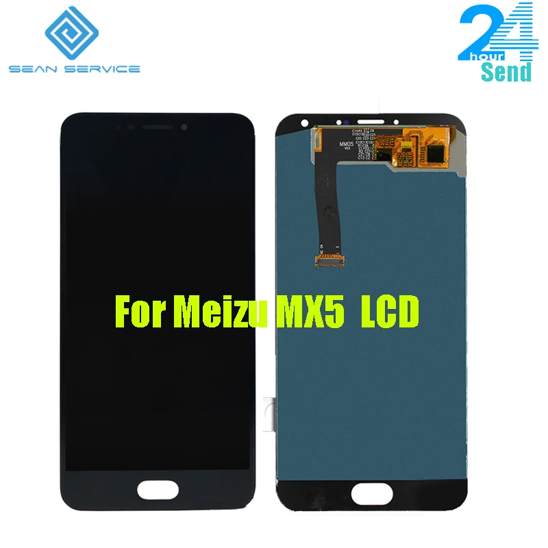 

For Meizu MX5 LCD Display With Touch Screen Digitizer Assembly Replacement 5.5 inch 1920*1080P Free shipping